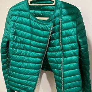 Emerald Green Quilted Women's Jacket